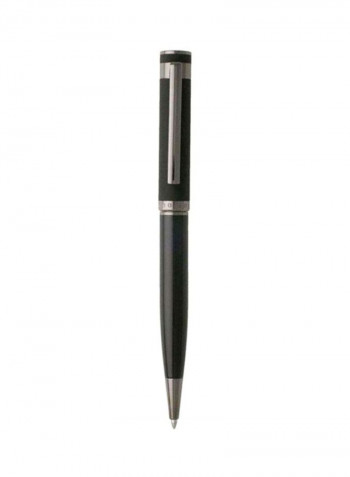 Caption Contrast Ballpoint Pen Black/Silver