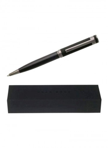 Caption Contrast Ballpoint Pen Black/Silver