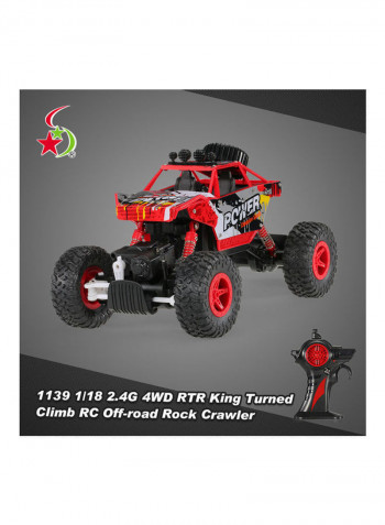 Creative Double Star 1139 1/18 2.4G 4WD RTR King Turned Climb Off-road Rock Crawler RC Car 29x18x23cm
