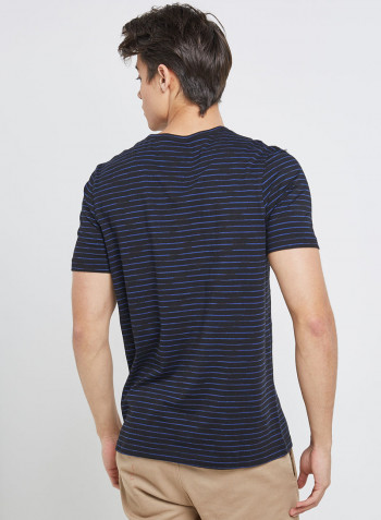 Half Sleeve Casual Printed T-Shirt White