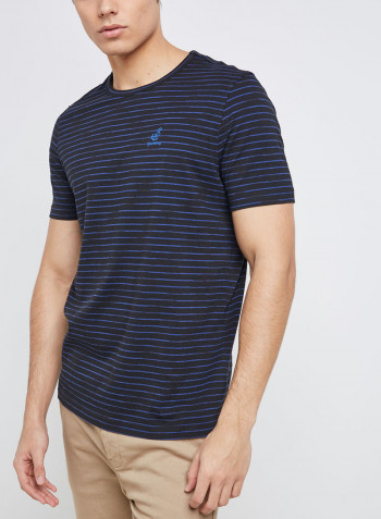 Half Sleeve Casual Printed T-Shirt White