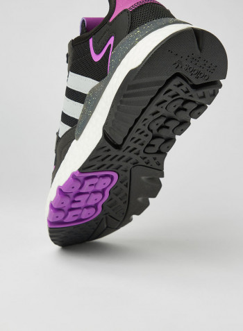 Nite Jogger Sneakers Cblack/Gretwo/Ftwwht