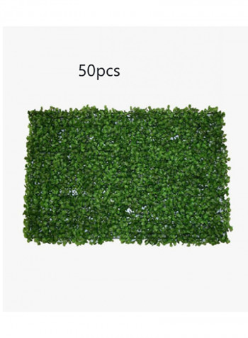 50-Piece Decorative Artificial Wall Grass Green 40x60cm
