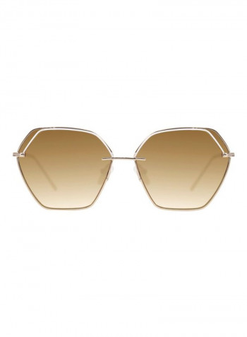 Women's Alicode Hexagon Sunglasses - Lens Size: 60 mm