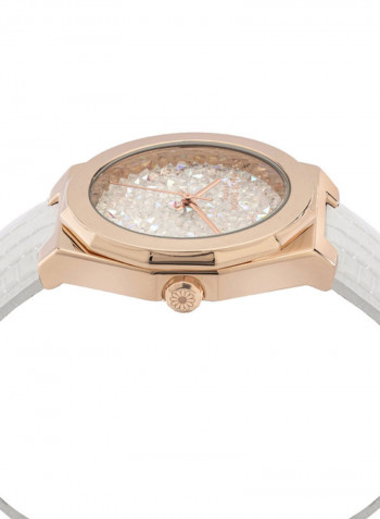 Women's Leather Analog Wrist Watch D Dd120Wrg