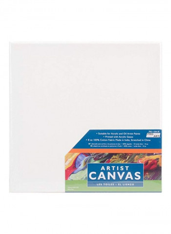 Pro-Art Stretched Artist Canvas,10x10x0.7 Inch White