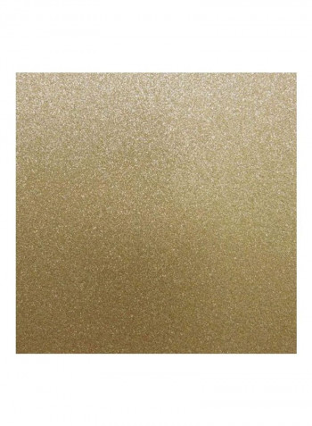 15-Piece Glitter Cardstock Silver