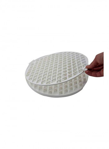 2-Piece Dough Cutter Set White/Grey