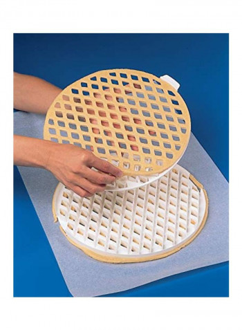 2-Piece Dough Cutter Set White/Grey