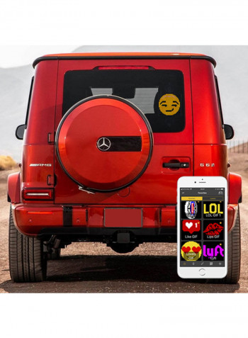 Voice/APP Controlled Emoji Car LED Display