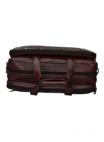 Leather Bag Fits 17.5 Inches Laptop Black