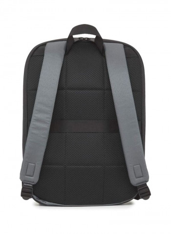 Waterproof Backpack For 15-Inch Laptop 35x27x9.5cm Grey/Black