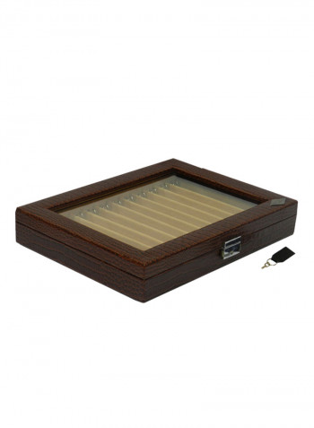Genuine Leather Chain Box