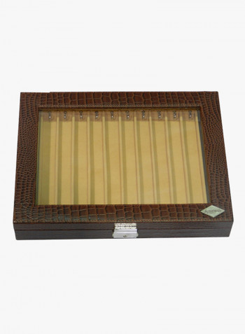 Genuine Leather Chain Box