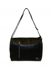 Genuine Leather Designer Crossbody Bag Black