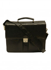 Leather Crossbody Bag Black