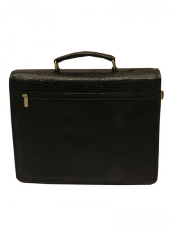 Leather Crossbody Bag Black