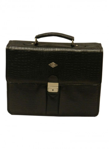 Leather Crossbody Bag Black