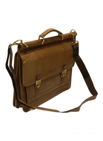 Leather Crossbody Bag Brown