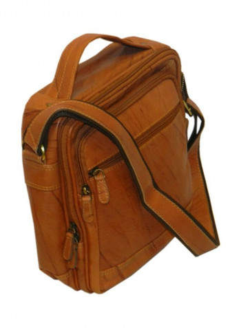 Leather Crossbody Bag Rust