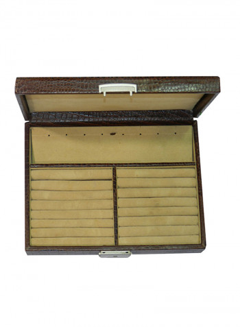 Genuine Leather Multipurpose Jewellery Box