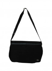 Genuine Leather Designer Crossbody Bag Black