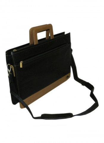 Leather Crossbody Bag Black
