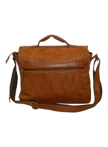 Leather Crossbody Bag Rust