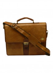 Leather Crossbody Bag Tan