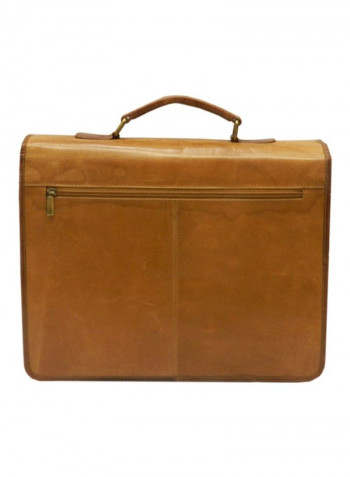 Leather Crossbody Bag Tan