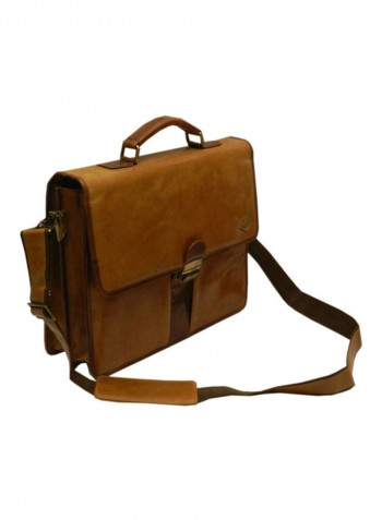 Leather Crossbody Bag Tan