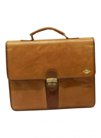 Leather Crossbody Bag Tan