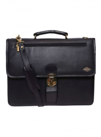 Leather Crossbody Bag Black