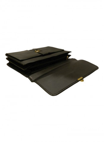 Leather Crossbody Bag Black