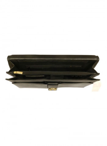 Leather Crossbody Bag Black