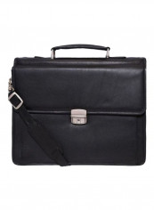 Leather Crossbody Bag Black