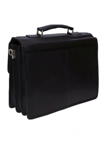 Leather Crossbody Bag Black