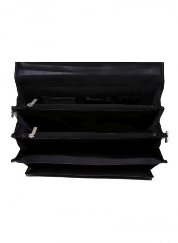 Leather Crossbody Bag Black