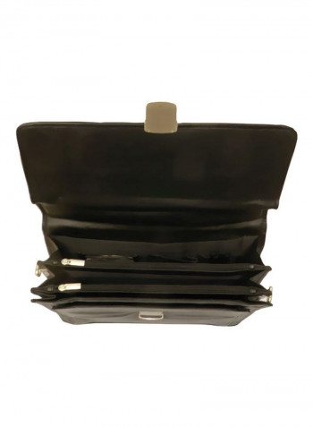 Leather Crossbody Bag Black