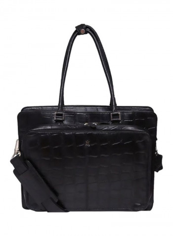 Leather Crossbody Bag Black