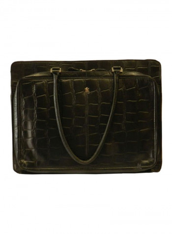 Leather Crossbody Bag Black