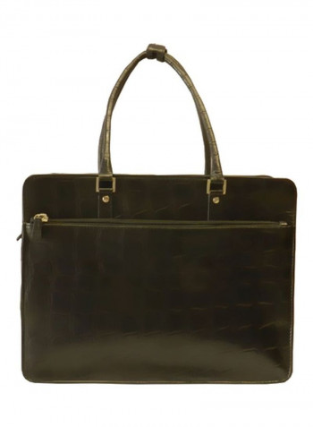 Leather Crossbody Bag Black