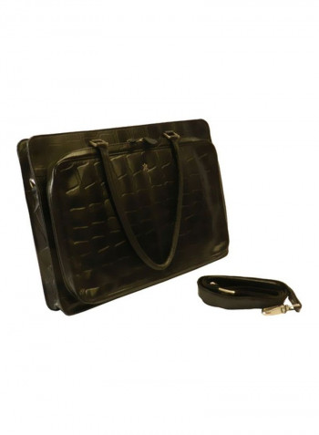 Leather Crossbody Bag Black