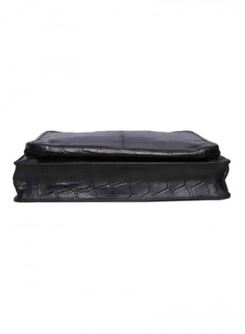 Leather Crossbody Bag Black