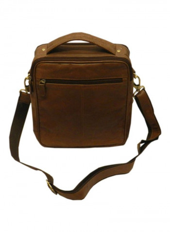 Leather Crossbody Bag Brown