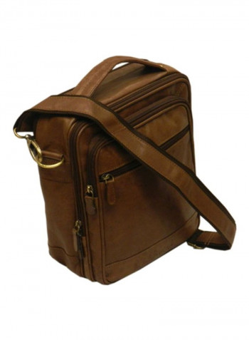 Leather Crossbody Bag Brown