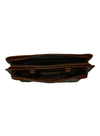 Leather Crossbody Bag Brown