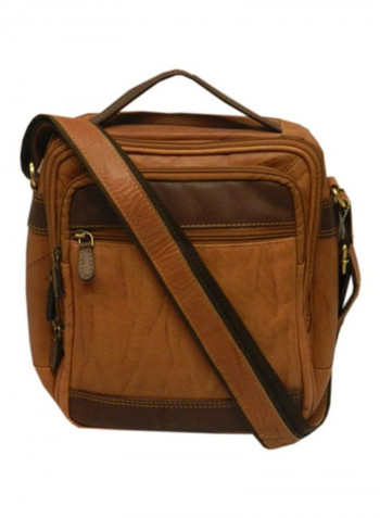 Leather Crossbody Bag Rust