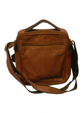 Leather Crossbody Bag Rust