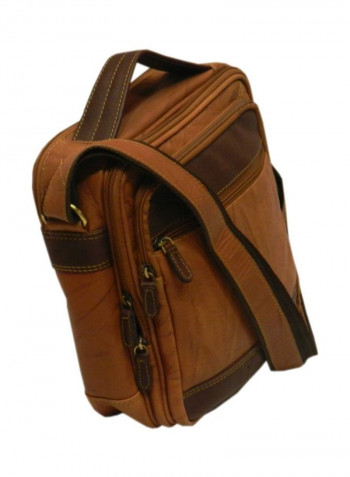 Leather Crossbody Bag Rust